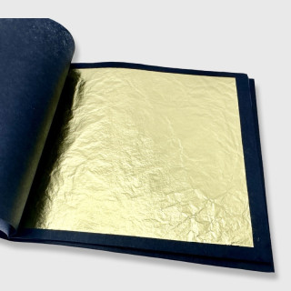 GOLD LEAF 23K yellow 3⅝'' × 3⅝'' 30 leaves | interior ultrathin
