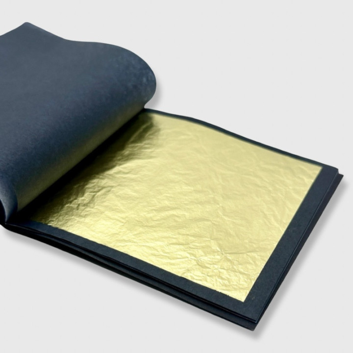 GOLD LEAF 23K yellow 3⅝'' × 3⅝'' 10 leaves | interior thin